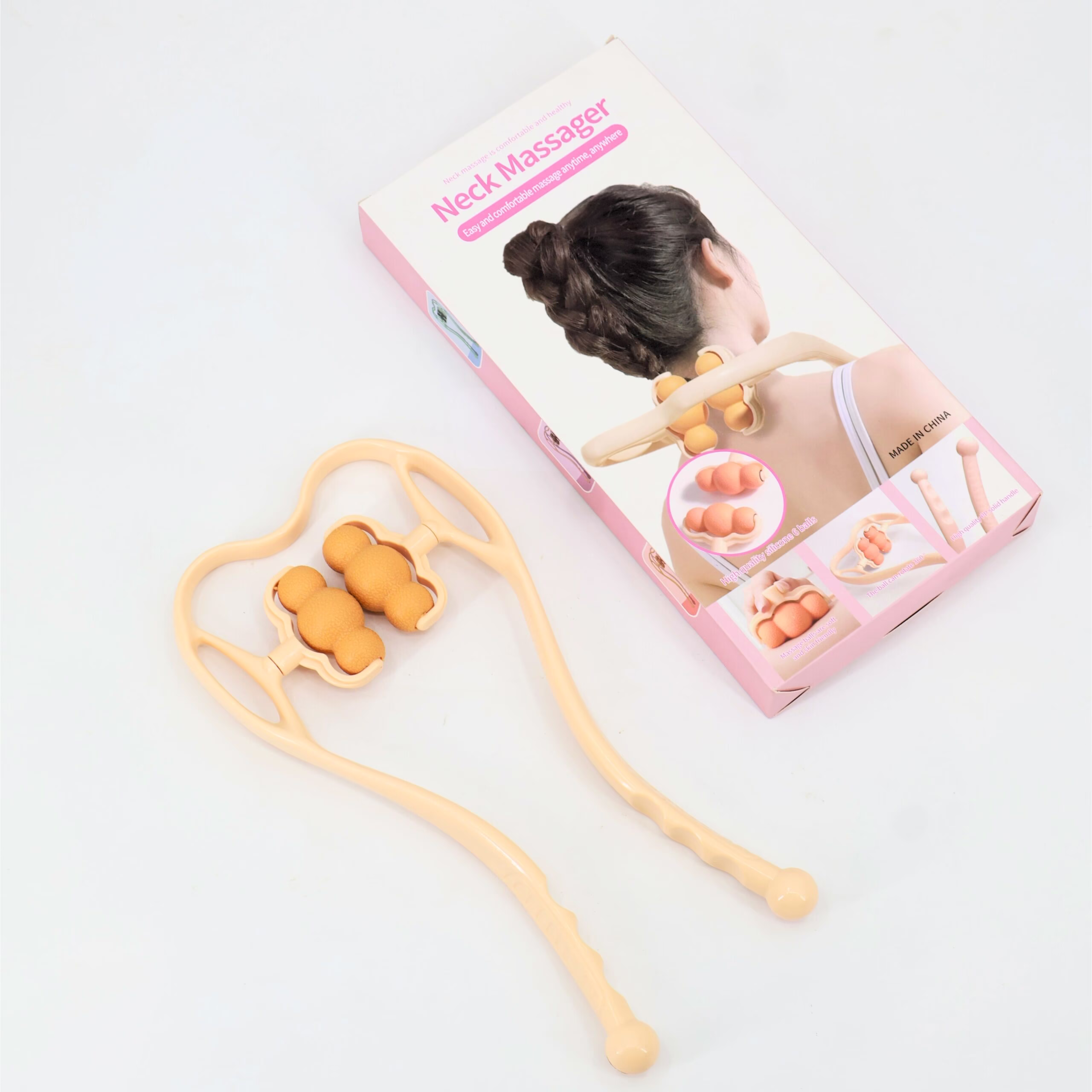 Manual Dual-Ball Neck & Shoulder Massager