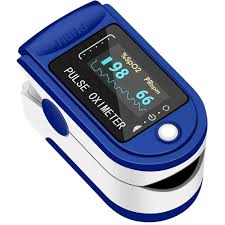 Fingertip Pulse Oximeter- Blood Oxygen SpO2 Saturation Monitor